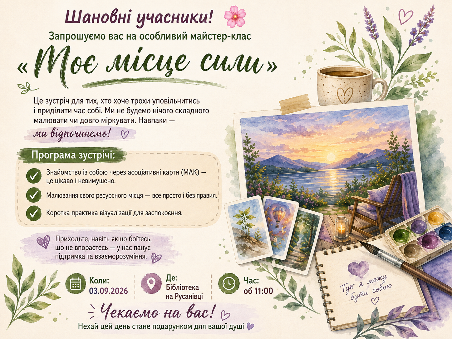 «Моє місце сили»